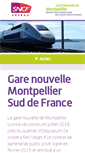 Mobile Screenshot of gare2-montpellier.com